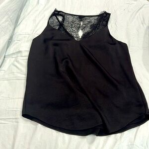 Black lace top from Express